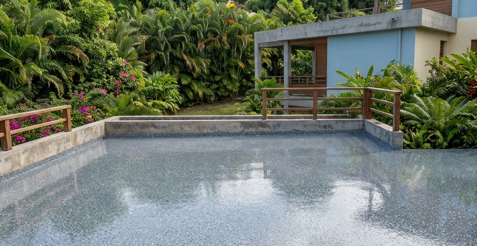 Application résine extérieure terrasse